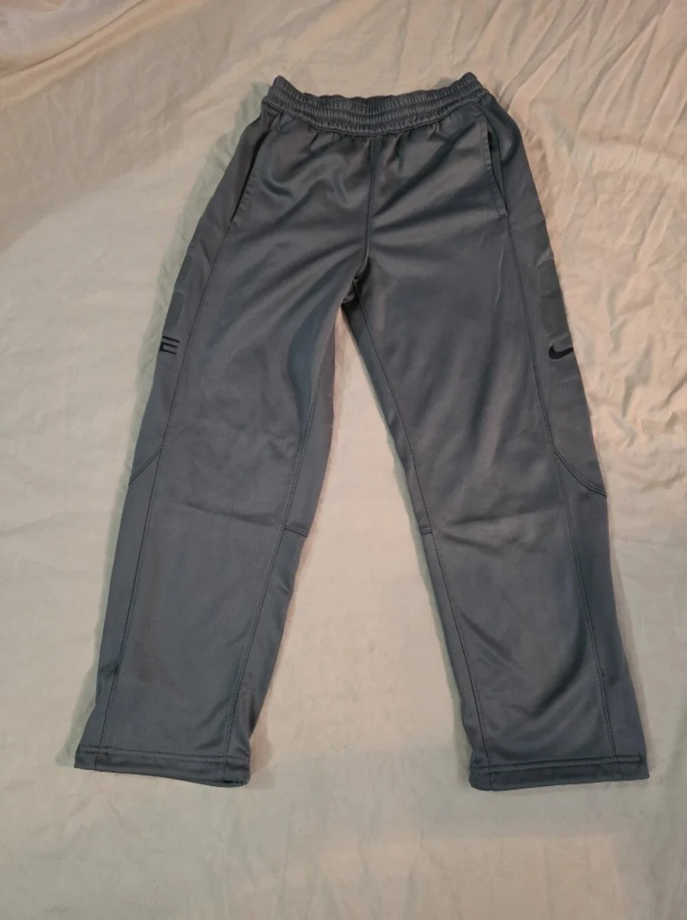 Nike Dri-Fit Kid's Gray Athletic Pants-Large